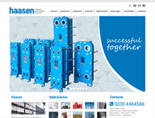Tablet Screenshot of haasen.com.ar